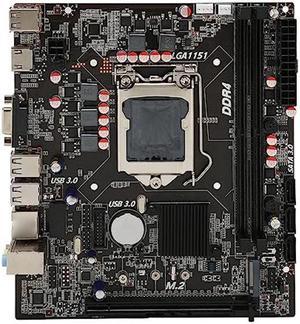 H110 Computer Motherboard LGA 1151 Motherboard with Dual Channel DDR4, M.2, SATA3.0, HDMI, VGA Support 1151 for Intel Core i5 6500 i7 6700 CPU