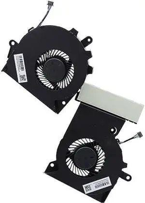 Deal4GO CPU Cooling Fan w/GPU Graphics Fan Set L22261-001 Replacement for H P Omen 15-CE 17-CE 17-an 15-CE011DX 15-CE198WM 17-AN000 17-CE0008CA
