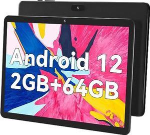 OUZRS Android Tablet 10 Inch, Android 12 Tablet with 8GB RAM 64GB ROM(1TB  Expand), Dual Camera, WiFi Tablet, Bluetooth, GMS Certified, Computer