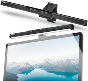 JXJMEI Monitor Light Bar, Screen Bar, Computer Monitor Lamp E-Reading LED Screen Light Bar with Motion Sensing & Adjustable Brightness & No Glare on Screen USB Powered for Home Office Desk