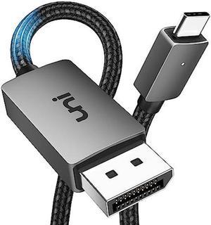 uni USB C to DisplayPort Cable 6FT 8K Bundle with USB C to DisplayPort Cable for Home Office 4K@60Hz