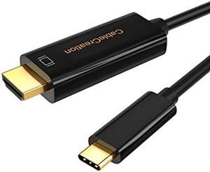 CableCreation USB C to HDMI Cable for Home Office 4K@60Hz 3FT, Type C to HDMI Thunderbolt 3 Compatible for iPhone15/15Pro/15Plus/15Promax, MacBook Pro/Air/iPad Pro 2020, Galaxy S23/ S23+/ S23 Ultra