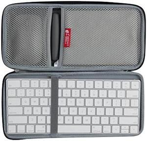 Hermitshell Hard Travel Case for Apple Magic Keyboard MLA22LL/A + Trackpad 2 MJ2R2LL/A + Mouse Bluetooth (Nylon, Black)