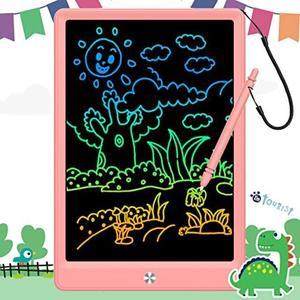 Toddler Toys for 3-6 Years Old Girls Boys, LCD Writing Tablet 10.5 Inch Doodle Board, Electronic Drawing Tablet, Drawing Pads,Travel Gifts for Kids Age 3 4 5 6 7 Year Old Girls Boys (Pink)