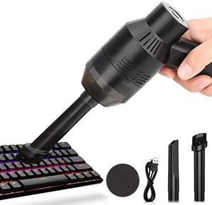 Keyboard Cleaner Powerful Rechargeable Mini Vacuum Cleaner, Cordless Portable Vacuum-Cleaner Tool for Cleaning Dust, Hairs, Crumbs, Scraps for Laptop, Piano, Computer, Car, Makeup Bag, Pet House