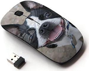 KOOLmouse [ Optical 2.4G Wireless Mouse [ Boston Terrier Bull French Bulldog Canine ]