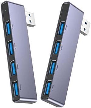 USB Hub 2Pack, Fidioto 4-Port USB Hub(1 * 3.0 Hub, 3 * 2.0 Hub) USB Splitter USB Expander for Laptop, Xbox, Flash Drive, HDD, Console, Printer, Camera,Keyborad, Mouse