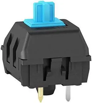 LUO Kaihua Blue Switch 3 Pin Keyswitch- Gaoteron& Cherry MX Equivalent DIY Replaceable Switches for Mechanical Gaming Keyboard (65 PCS) (Blue)
