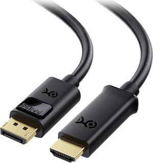 Cable Matters Unidirectional DisplayPort to HDMI Cable 25 ft, Gold-Plated DP to HDMI Cable, Display Port to HDMI Adapter Cable, 25 Feet
