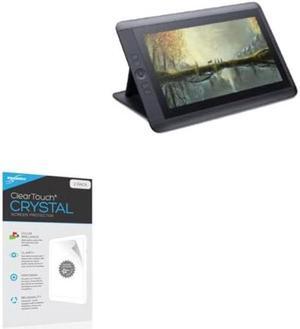 BoxWave Screen Protector Compatible With Wacom Cintiq 13HD DTK-1300 - ClearTouch Crystal (2-Pack), HD Film Skin - Shields From Scratches