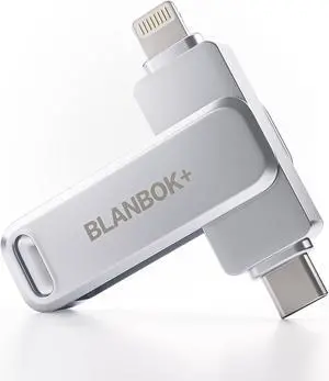 MFi Certified 256GB Flash Drive for iPhone Photo Stick, USB Thumb Drive Memory Stick High Speed USB Drive Photo Storage for iPhone Compatible for iPhone/iPad/Android/PC