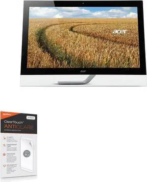 BoxWave Screen Protector Compatible with Acer T272HUL (27 in) - ClearTouch Anti-Glare (2-Pack), Anti-Fingerprint Matte Film Skin