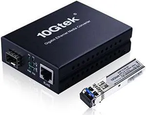1.25G Media Converter with a SFP Module Bundle Kit, SFP Slot, SMF, 1310-nm, 20km