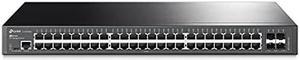 TP-Link TL-SG3452X | 48 Port Gigabit Switch, 4 x 10GE SFP+ Slots | L2+ Smart Managed | Omada SDN Integrated | IPv6 | Static Routing | Support QoS, IGMP & LAG | 5 Year Manufacturer Warranty