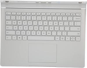 Keyboard Replacement for Microsoft Surface Book 2 1835135in Multifunction Sensitive Full Key Basic Keyboard Silver for Notebook Laptop