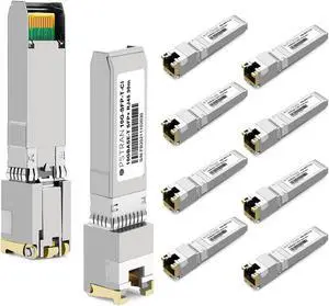 OPSTRAN 10GBASE-T SFP+ RJ45 Copper Transceiver Module Compatible with Cisco SFP-10G-T-S 10G SFP+ 30m Cat6a/7 10 Pack