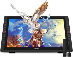 Drawing Tablet with Screen XPPen Artist 22R pro Computer Graphics Tablet 120% sRGB with Battery-Free Stylus Full-Laminated Technology, 21.5 inch Pen Display with 20 Shortcut Keys & 2 Red Dial(Black)