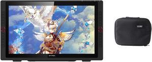 XP-PEN Artist 22R pro Drawing Tablet with Screen 120% sRGB with Battery-Free Stylus Full-Laminated Technolog 21.5 inch Pen Display & XP-Pen Travel Cable Case