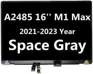 iGriega New LCD Screen Display Assembly for MacBook Pro 16 M1 Max A2485 Space Gray 2021 2022 2023