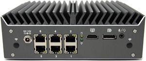 Protectli Vault Pro VP4630-6 Port, Firewall Micro Appliance/Mini PC - Intel i3, 2.5G Ports, DDR4 RAM, M.2 NVMe or SATA SSD Storage, AES-NI, 8GB RAM, 120GB SATA SSD