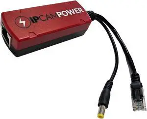 IPCamPower Gigabit POE to 12V DC Converter w/POE Pass Through, Takes Incoming POE and Converts to 12V DC While Passing Through The POE, 802.3af/at POE, 10/100/1000, POE Power Splitter and Extender