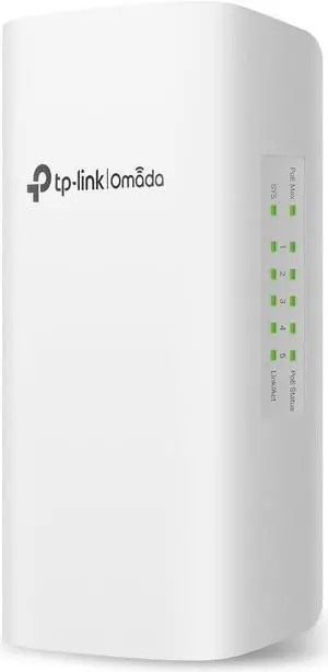 TP-Link Omada SG2005P-PD | 5 Port Outdoor PoE Passthrough Gigabit Ethernet Switch | 1 PoE++ in@90W, 4 PoE+ Out Up to 64W | IP55, Static Routing, Access Control List, QoS, VLAN | PoE Powered ONLY