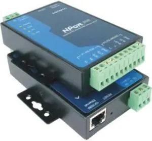 MOXA NPort 5232 2-Port Serial Device Server, 10/100 Ethernet, RS422/485, Terminal Block MOXA NPort 5232 2-Port Serial Device Server, 10/100 Ethernet, RS422/485, Terminal Block
