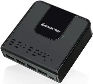 IOGEAR 4x2 USB 3.0 Peripheral Sharing Switch - Share 4 USB Devices Between 2 Computers - LED Indicators - Cables n Remote Included - PC - MAC - Printer - Scanner - Mouse/Keyboard and More - GUS432