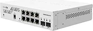 MikroTik - CSS610-8G-2S+in - Cloud Smart Switch 610-8G-2S+in with 8X Gigabit Ports, 2X SFP+ Cages, SwOS, Desktop case,