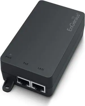 EnGenius Gigabit Power Over Ethernet PoE+ Injector | 30W | 802.3af/at | Plug & Play | Up to 100 Meters (328ft) | Single Port [EPA5006GAT]