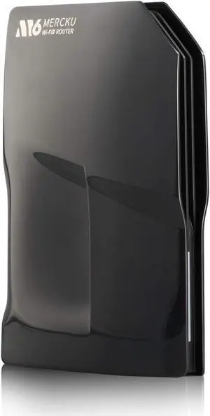 Mercku M6 Wi-Fi 6 Router for Wireless Internet Mesh Wi-Fi System 1 Pack up to 3,000 Sq.Ft. Can Add More Units to Form a Mesh Wi-Fi System, Dual-Band Gigabit Router, App Control, AX1800, Cosmo Black