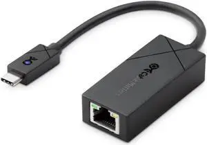 [Designed for Microsoft Surface] Cable Matters USB C to 2.5Gbps Ethernet Adapter, USB-C to Network, 2.5g Ethernet to USB-C Adapter Black