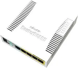 MikroTik RB260GSP 5-Port Gigabit Ethernet Switch (CSS106-1G-4P-1S)