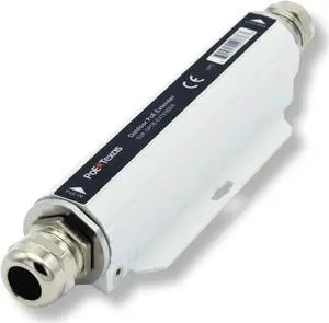 PoE Texas PoE++ Extender - Outdoor PoE Repeater - IP67 Waterproof and Direct Burial Capable - High-Speed Ethernet Booster Extends Power and Gigabit Data Range by 100m - IEEE 802.3bt/at/af Compliant