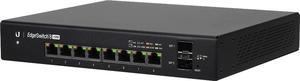 Ubiquiti EdgeSwitch 8, 8-Port Managed PoE+ Gigabit Switch with SFP, 150W (ES-8-150W),White