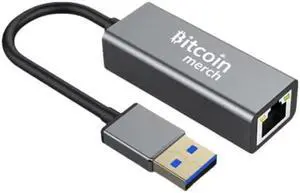 BitcoinMerch.com - USB Ethernet Internet Adapter for Mars Lander Upgrade