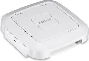 TRENDnet AC1200 Dual Band PoE Access Point, TEW-821DAP, MU-MIMO, 867 Mbps WiFi AC+ 300 Mbps WiFi N Bands, Client Bridge, Access Point, Repeater Modes, Gigabit PoE LAN Port, Captive Portal for Hotspot
