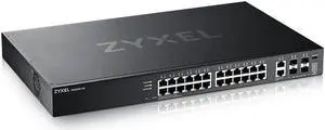 Zyxel 24-Port Gigabit Switch | Nebula Cloud Managed/L3 Access | 6X 10G Uplink (2X Copper + 4X SFP+) [XGS2220-30]
