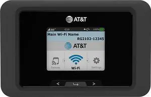 Generic Franklin A50 5G | WiFi 6 | Removable 5000 mAh Battery | 2.4"" Display | Qualcomm(r) SDX62 | AT&T PREPAID Hotspot, Black