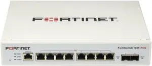 Fortinet FortiSwitch - 108F-POE L2+ Management Switch with 65W PoE (FS-108F-POE)