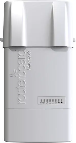 Mikrotik Wireless BaseBox 2 RB912UAG-2HPnD-OUT 2.4Ghz AP/Backbone/CPE with 1x Gigabit Port 2X RPSMA Connectors and 1x miniPCI-e Slot