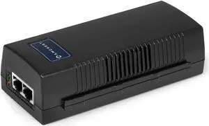 Amcrest Active Gigabit PoE Injector Adapter, IEEE 802.3 10BaseT and IEEE 802.3u 100BaseTx Compliant, Up to 100 Meters; FSE801G