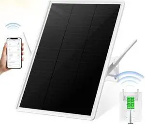 Solar Outdoor 4G Router with sim Card Slot,Outdoor WiFi Router with 15W Solar Panel - Built-in 25000mAh Battery, Detachable Antennas, Waterproof Design for RVs and Vacation Cabins Remote Cameras
