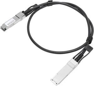40Gbps SFP DAC Cable, QSFP to QSFP Active Cable for Cisco, for Huawei, for H3C, for Juniper, for HP, for ZTE, for DELL, for Entel, for Extreme and others, 1m/3.28ft