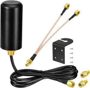 BINGFU Upgraded 4G LTE Cellular Mimo 8dBi Antenna SMA RP-SMA Compatible with Spypoint Game Security Camera Trail Cam Modem Router Antenna Replacement