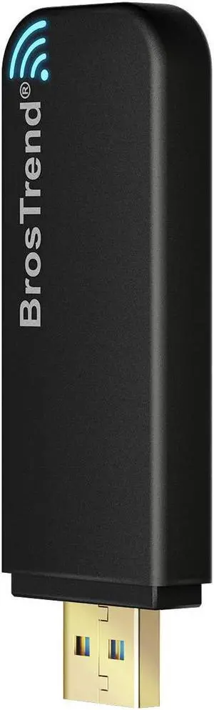BrosTrend Linux USB WiFi Adapter 1200Mbps for Ubuntu Mint Debian Kubuntu Mate Zorin PureOS Raspberry Pi 2+ Windows etc. Linux Compatible Wi-Fi Adapter Wireless Dual Band 5GHz 867Mbps + 2.4GHz 300Mbps