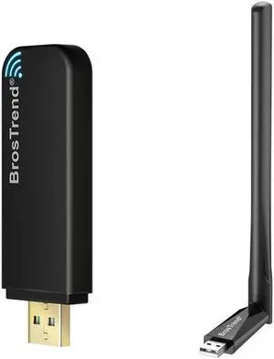 BrosTrend Linux Compatible WiFi Adapter 1200Mbps & 650Mbps Linux WiFi USB Antenna for Ubuntu Mint Debian Kubuntu Mate Zorin PureOS Raspberry Pi 2+ Windows etc. Wireless Dongle Dual Band 5GHz + 2.4GHz