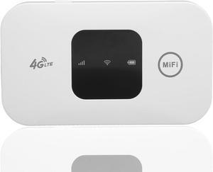 Mobile WiFi Hotspot, Wireless Portable Travel Router Supports 10 Users at The Same Time, Pocket WiFi Device with 2100mAh Large Battery, for Secure Internet at Home Or