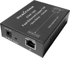 Dualcomm ETAP-1000 Zero-Delay Fast Ethernet Copper Tap