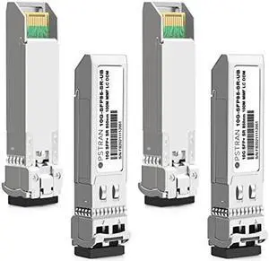 OPSTRAN 10GBASE-SR SFP+ Optical Transceiver Module Compatible with Ubiquiti Unifi UF-MM-10G 10Gbps 850nm 300m DDM Duplex LC MMF 4 pack